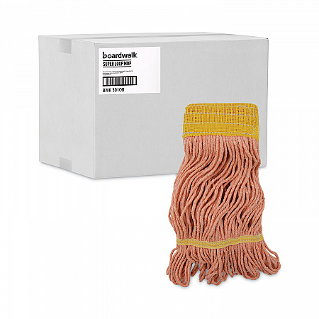 Super Loop Wet Mop Head, Cotton/Synthetic Fiber, 5
