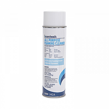 All-Purpose Foaming Cleaner with Ammonia, Fragrance-Free, 19 oz Aerosol Spray, 12/Carton (342ACT)