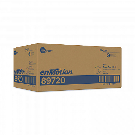 enMotion Flex Paper Towel Roll, 1-Ply, White, 8.2