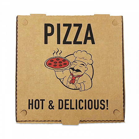 Pizza Boxes, 10 x 10 x 2, Brown, Paper, 50/Pack (661631253304)