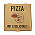 Pizza Boxes, 10 x 10 x 2, Brown, Paper, 50/Pack (661631253304)