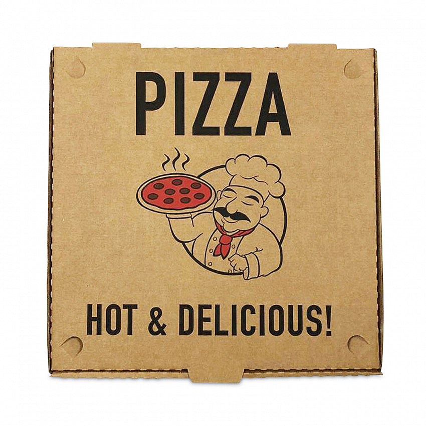 Pizza Boxes, 10 x 10 x 2, Brown, Paper, 50/Pack (661631253304)