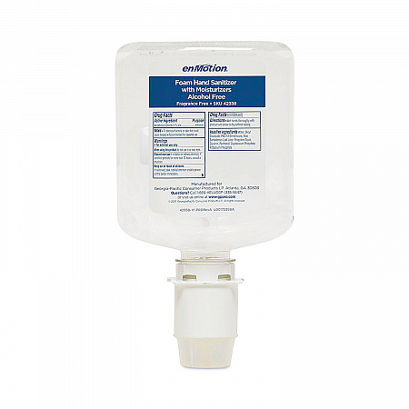 enMotion Gen2 Moisturizing Foam Hand Sanitizer Dispenser Refill, 1,000 mL, Fragrance-Free, 2/Carton (42338)