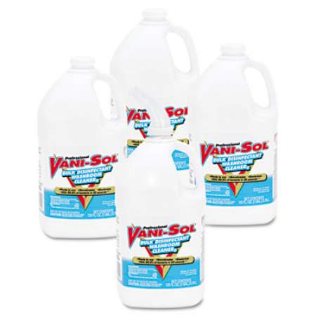 Professional VANI-SOL Bulk Disinfectant Washroom Cleaner, 1 Gal Bottle, 4/carton (00294CT)