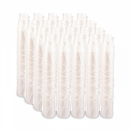 Foam Drink Cups, Tapered Bottom, 32 oz, White, 25/Bag, 20 Bags/Carton (32AJ32)