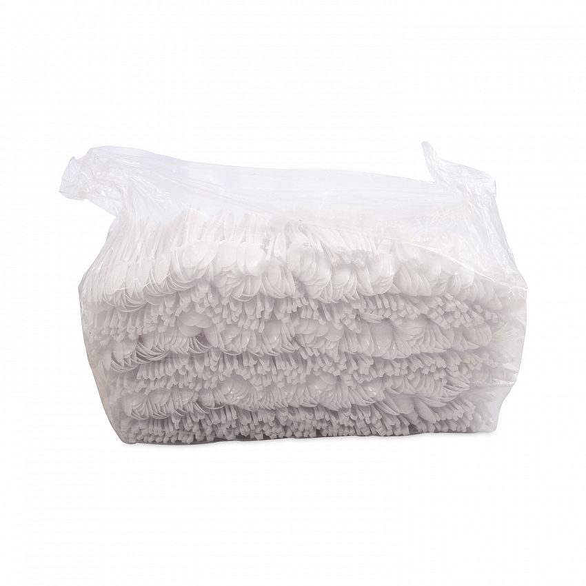 Impress Heavyweight Full-Length Polystyrene Cutlery, Spoon, Plastic, White, 1,000/Carton (HSWT0007)