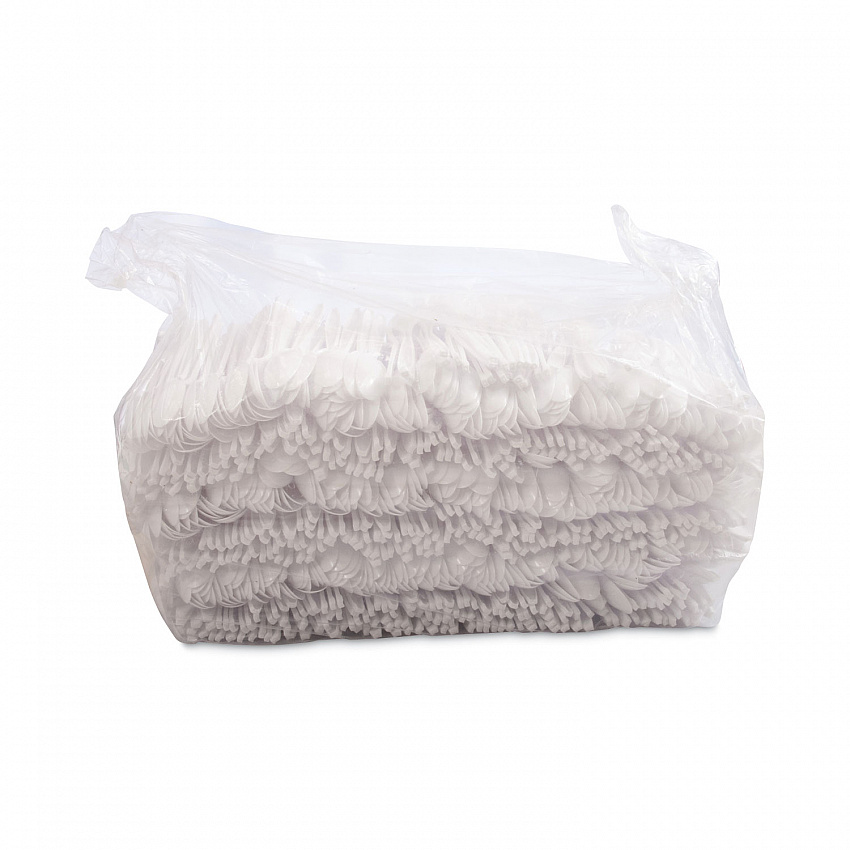 Impress Heavyweight Full-Length Polystyrene Cutlery, Spoon, Plastic, White, 1,000/Carton (HSWT0007)