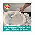Disposable Toilet Scrubber Refill, Blue/White, 10/Pack (558RF)
