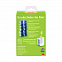 Disposable Toilet Scrubber Refill, Blue/White, 10/Pack (558RF)