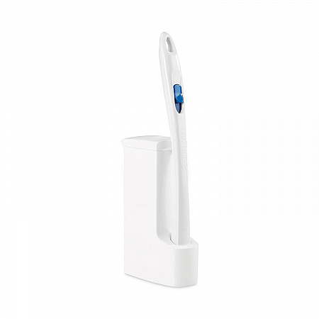 Toilet Scrubber Starter Kit, 1 Handle and 5 Scrubbers, White/Blue (558SK4NP)