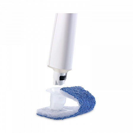 Toilet Scrubber Starter Kit, 1 Handle and 5 Scrubbers, White/Blue (558SK4NP)