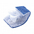 Toilet Scrubber Starter Kit, 1 Handle and 5 Scrubbers, White/Blue (558SK4NP)