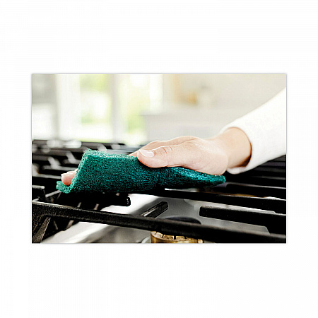 Heavy-Duty Scouring Pad, 3.8 x 6, Green, 5/Carton (2265)