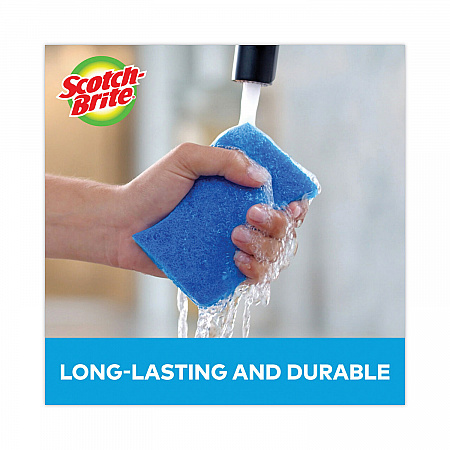 Non-Scratch Multi-Purpose Scrub Sponge, 4.4 x 2.6, 0.8