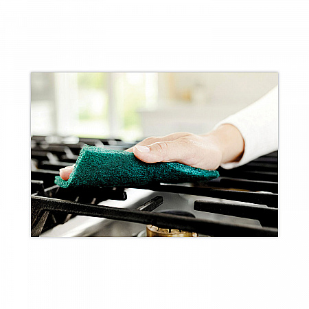 Heavy-Duty Scouring Pad, 3.8 x 6, Green, 10/Carton (22310CT)