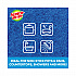 Non-Scratch Scour Pads, 3 x 6, Blue, 10/Carton (62310)