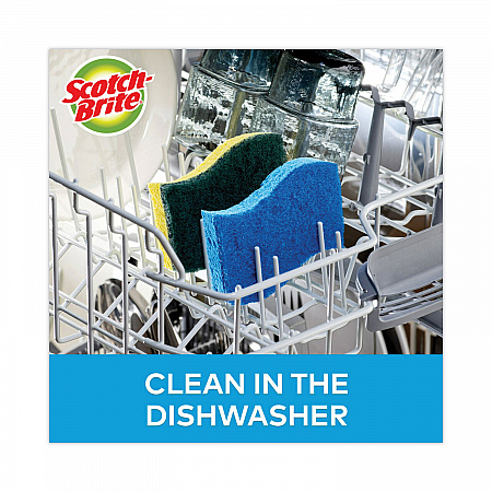 Non-Scratch Multi-Purpose Scrub Sponge, 4.4 x 2.6, 0.8