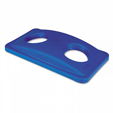 Lid for Slim Jim Bottle Recycling Container, 20.38w x 11.38d x 2.75h, Blue (269288BE)