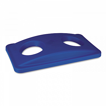 Lid for Slim Jim Bottle Recycling Container, 20.38w x 11.38d x 2.75h, Blue (269288BE)