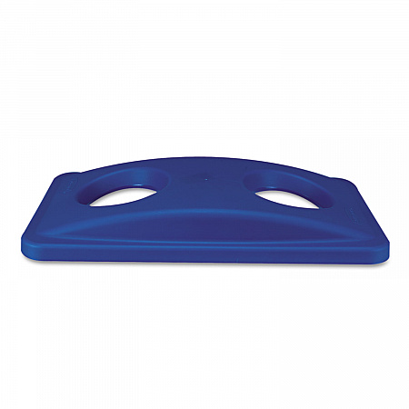Lid for Slim Jim Bottle Recycling Container, 20.38w x 11.38d x 2.75h, Blue (269288BE)