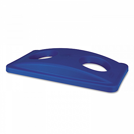 Lid for Slim Jim Bottle Recycling Container, 20.38w x 11.38d x 2.75h, Blue (269288BE)