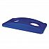 Lid for Slim Jim Bottle Recycling Container, 20.38w x 11.38d x 2.75h, Blue (269288BE)