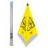 Rubbermaid Commercial Multilingual Pop-Up Wet Floor Safety Cone, 21 x 21 x 30, Yellow (9S0100YL)