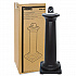 GroundsKeeper Tuscan Receptacle, 22.05 gal, 13 dia x 38.38h, Black (9W300BLA)