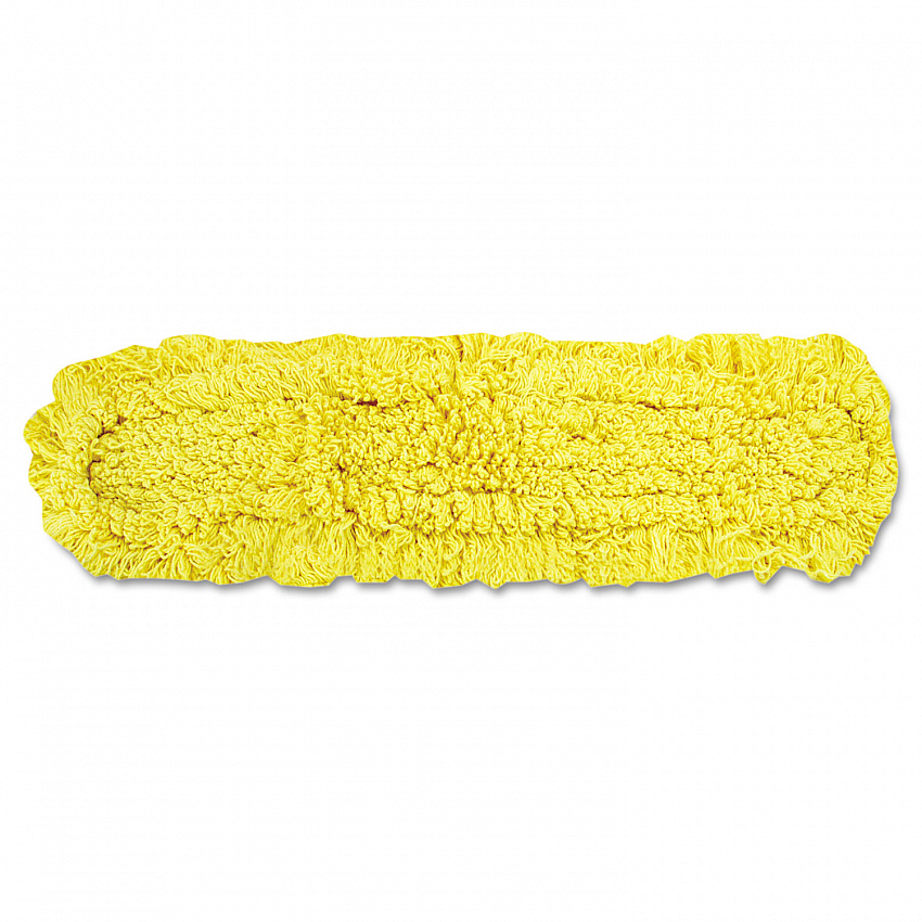 Trapper Commercial Dust Mop, Looped-end Launderable, 5" x 48", Yellow (J15700YEL)