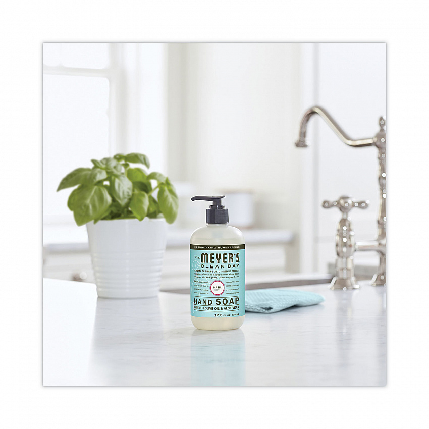 Clean Day Liquid Hand Soap, Basil Scent, 12.5 oz (651344EA)