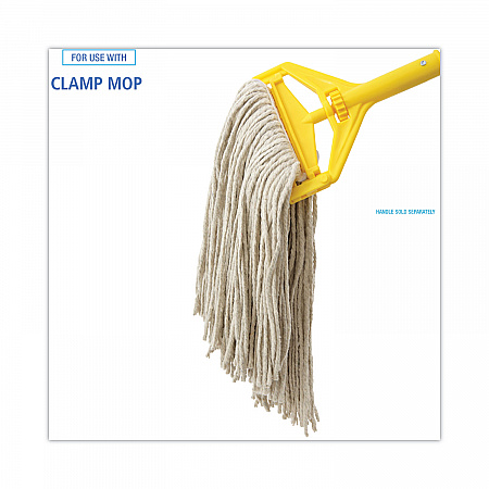 Premium Cut-End Wet Mop Heads, Cotton, 16 oz, White, 12/Carton (216CCT)