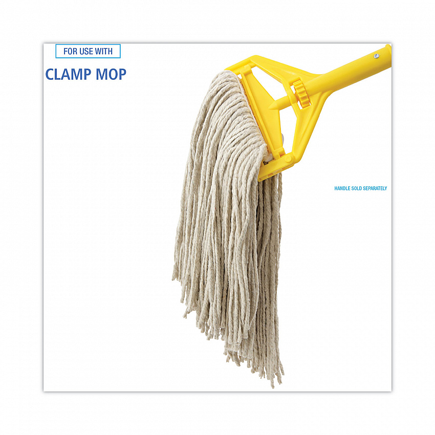 Premium Cut-End Wet Mop Heads, Cotton, 16 oz, White, 12/Carton (216CCT)