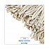 Premium Cut-End Wet Mop Heads, Cotton, 16 oz, White, 12/Carton (216CCT)