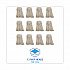 Premium Cut-End Wet Mop Heads, Cotton, 16 oz, White, 12/Carton (216CCT)