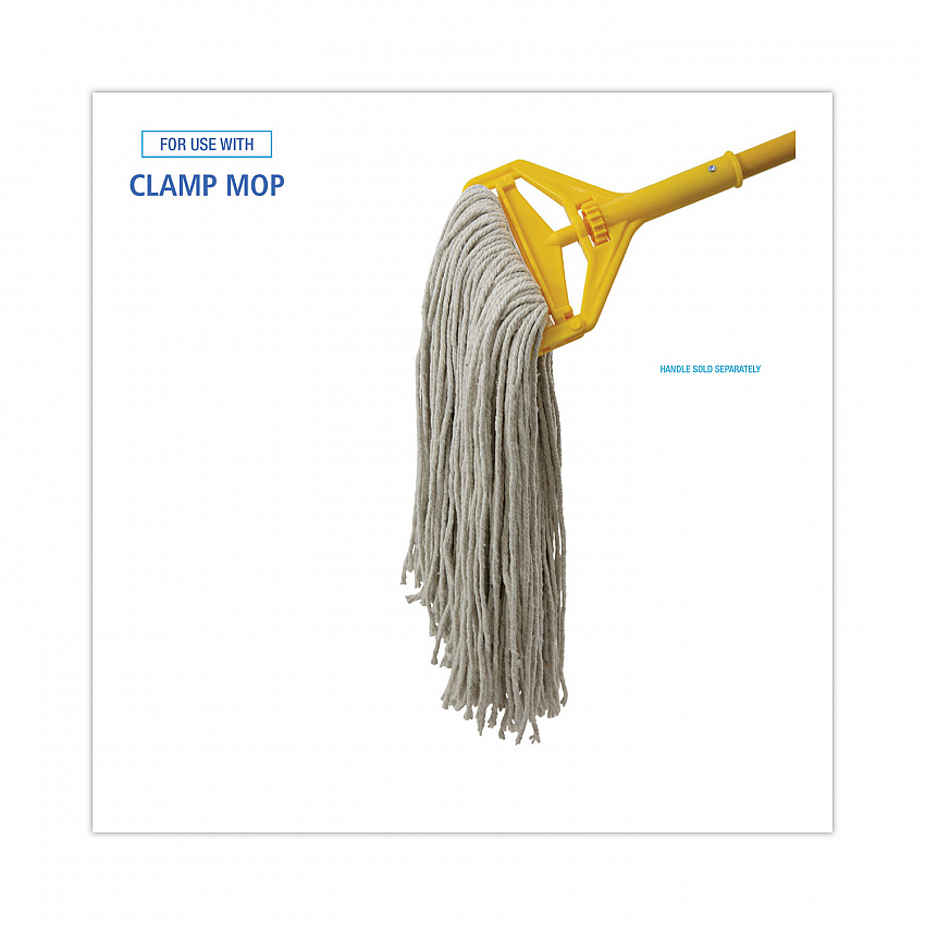 Premium Cut-End Wet Mop Heads, Cotton, 20 oz, White, 12/Carton (220CCT)