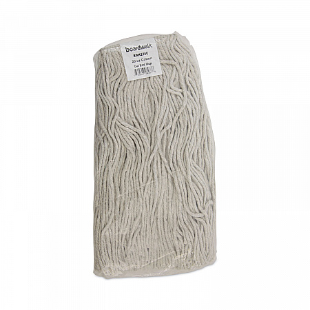 Premium Cut-End Wet Mop Heads, Cotton, 20 oz, White, 12/Carton (220CCT)