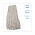 Premium Cut-End Wet Mop Heads, Rayon, 24 oz, White, 12/Carton (224RCT)