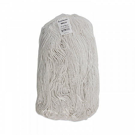 Premium Cut-End Wet Mop Heads, Rayon, 24 oz, White, 12/Carton (224RCT)