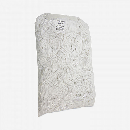 Mop Head, Premium Standard Head, Rayon Fiber, 32 oz, White, 12/Carton (232R)