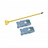 Looped End Mop Kit, Medium Blue Cotton/Rayon/Synthetic Head, 60