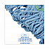 Mop Head, Premium Standard Head, Cotton/Synthetic Fiber, Medium, Blue, 12/Carton (402BL)