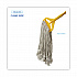 Pro Loop Web/Tailband Wet Mop Head, Cotton, 24 oz, White, 12/Carton (424CCT)