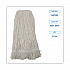Pro Loop Web/Tailband Wet Mop Head, Rayon, 24 oz, White (424REA)