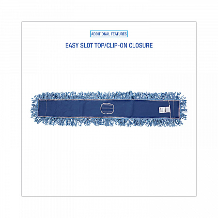 Dust Mop Head, Cotton/Synthetic Blend, 48