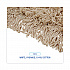 Industrial Dust Mop Head, Hygrade Cotton, 18 x 5, White (1318)