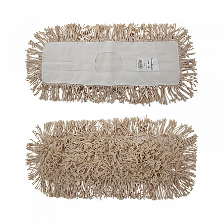 Industrial Dust Mop Head, Hygrade Cotton, 18 x 5, White (1318)