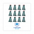 EchoMop with Looped-End Wet Head, Cotton/Rayon/Synthetic, Large, Blue, 12/Carton (1400LCT)