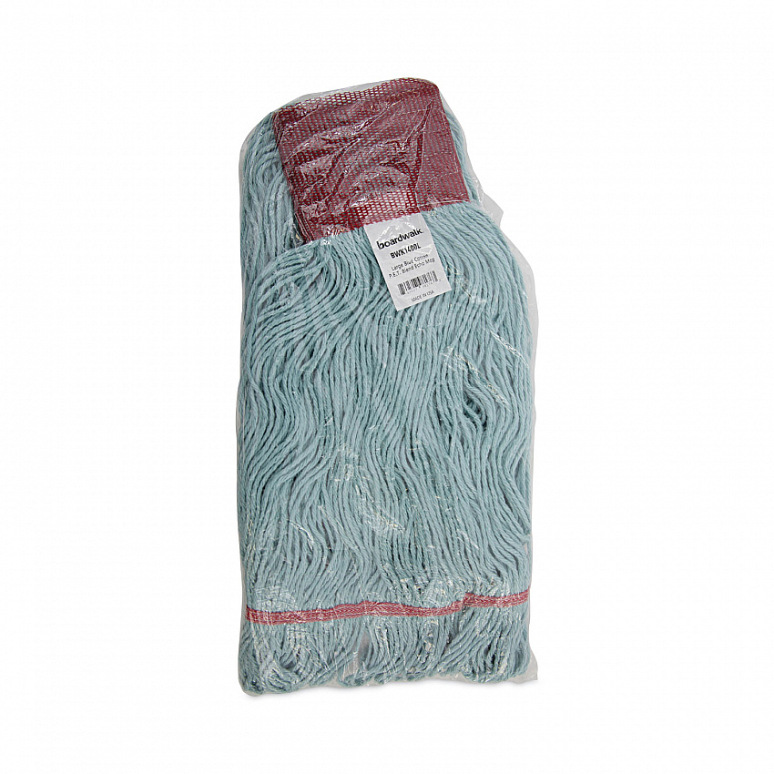 EchoMop with Looped-End Wet Head, Cotton/Rayon/Synthetic, Large, Blue (1400LEA)