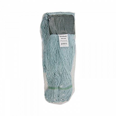 EchoMop with Looped-End Wet Head, Cotton/Rayon/Synthetic, Medium, Blue, 12/Carton (1400MCT)