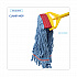 Pro Loop Web/Tailband Mop Head, Cotton/Polyester/Rayon, Large, Blue, 12/Carton (1800LBDZ)
